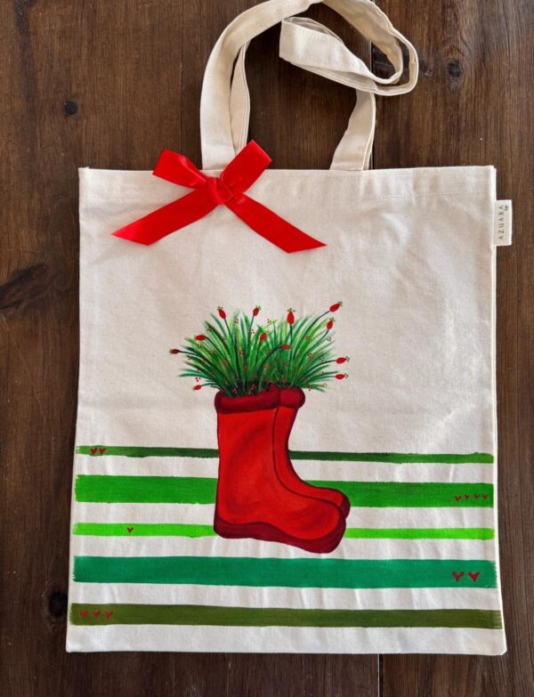 BOLSA AZ BOTAS ROJAS