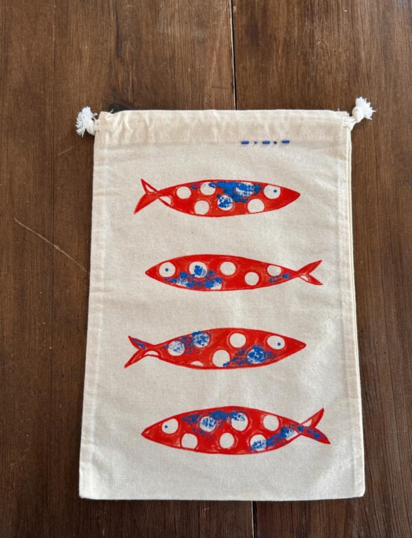 SAQUITO PECES ROJOS (mediano)